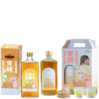 罐頭豬LuLu盒款乙瓶公仔玻璃酒杯2入2