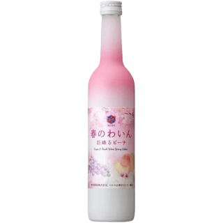 本坊酒造 春限定桃子巨峰葡萄酒 500ML 本坊酒造 春限定桃子巨峰葡萄酒 500ML