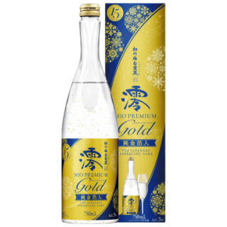 松竹梅白壁藏 澪 PREMIUM GOLD 純金箔入氣泡清酒 750ml