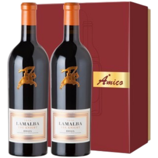 聖塔堡莊園酒莊 拉曼巴 金色騎士皇家限量紅葡萄(雙入禮盒)